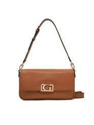 Guess Torebka HWBG96 42190 Brązowy. Brązowe listonoszki Guess, z aplikacjami, ze skóry, bez dodatków. Za 309.99 zł.