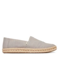 Espadryle Toms. Szare espadryle Toms, bez wzorów, bez obcasa, bez zapięcia. Za 319.99 zł.