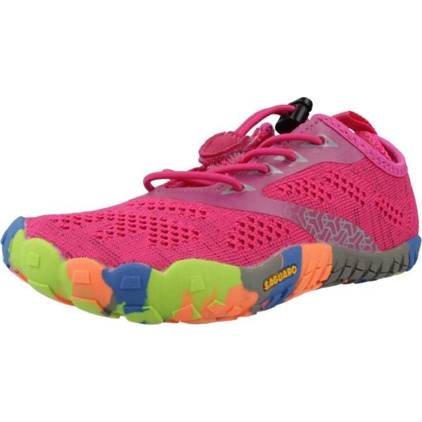 Buty SAGUARO SAMART I Rose. Czerwone trekkingi SAGUARO, z tkaniny, na fitness i siłownię. Za 176.99 zł.