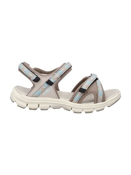 CMP Sandały trekkingowe "Almaak" w kolorze błękitno-beżowym rozmiar: 41. Brązowe sandały CMP, bez wzorów, z materiału, z otwartym noskiem, bez obcasa, na płaskiej podeszwie, bez zapięcia. Za 109.26 zł.