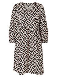 More & More Sukienka w kolorze jasnoróżowo-białym rozmiar: 36. Białe sukienki More & More, bez wzorów, bez kołnierzyka, bez ramiączek, midi. Za 69.99 zł.