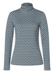 More & More Koszulka w kolorze błękitno-czarnym rozmiar: 42. Czarne bluzki More & More, bez wzorów, bez kołnierzyka, bez ramiączek. Za 78.10 zł.