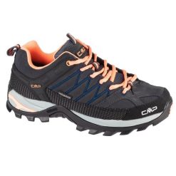 Buty trekkingowe damskie, Rigel Low WP 3Q13246-65UP. Szare trekkingi CMP, z gumy, trekkingowe. Za 349.99 zł.