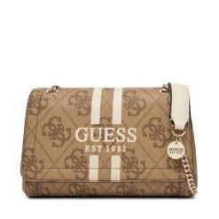 Torebka Guess. Brązowe torebki klasyczne Guess, z aplikacjami, bez dodatków. Za 589.99 zł.
