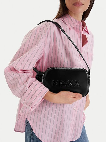 MEXX Torebka CEO-MEXX-L-005-09 Czarny. Czarne listonoszki Mexx, bez wzorów, z materiału, bez dodatków. Za 179.99 zł.