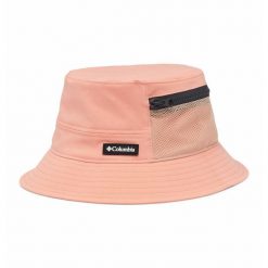 Kapelusz damski Columbia Trek Bucket Hat. Czerwone kapelusze Columbia, bez wzorów. Za 95.45 zł.