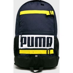 Puma - Plecak. Niebieskie plecaki Puma, bez wzorów, z materiału. W wyprzedaży za 119.90 zł.