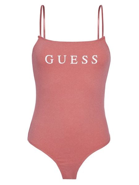 Guess Body O5RM11 KBBU1 Różowy Regular Fit. Czerwone body Guess, xl, z aplikacjami, z bawełny. Za 106.99 zł.