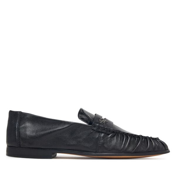 Lordsy Steve Madden. Czarne lordsy Steve Madden, bez wzorów, bez obcasa, bez zapięcia. Za 599.99 zł.