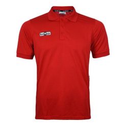 Koszulka polo Keeza Derby z krótkim rękawkiem. Czerwone koszulki polo KEEZA, xl, bez wzorów, bez kołnierzyka, bez ramiączek. Za 77.00 zł.
