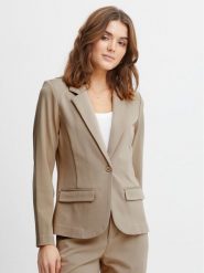 Fransa Marynarka 20611867 Beżowy Regular Fit. Brązowe marynarki i żakiety Fransa, l, bez wzorów, z wiskozy. Za 149.99 zł.