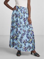 YAS Spódnica maxi 26026340 Niebieski Regular Fit. Niebieskie spódnice YAS, s, bez wzorów, z wiskozy, maxi. Za 79.99 zł.