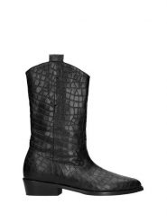 L37 Kowbojki w kolorze czarnym rozmiar: 40. Czarne botki L37, bez wzorów, ze skóry, bez obcasa, bez zapięcia. Za 434.99 zł.