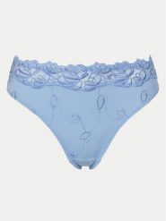 Hunkemöller Figi brazylijskie Diva 301191 Błękitny. Niebieskie figi Hunkemöller, s, bez wzorów, z syntetyku. Za 49.99 zł.
