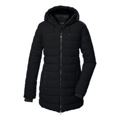 Parka dla kobiet Killtec Kow 55 Qltd. Czarne parki Killtec, na zimę, s, z materiału, bez kaptura. Za 654.25 zł.