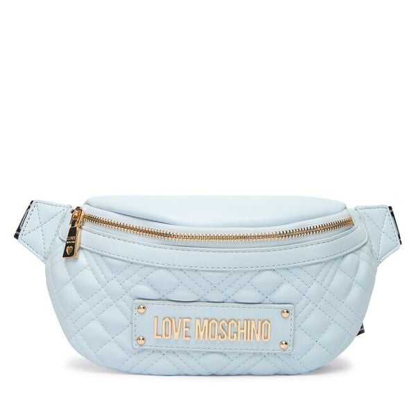 Nerka LOVE MOSCHINO. Niebieskie torebki klasyczne Love Moschino, bez wzorów, bez dodatków. Za 679.99 zł.