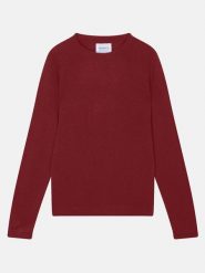 Perfect Cashmere Kaszmirowy sweter "Whitney" w kolorze bordowym rozmiar: L. Czerwone swetry Perfect Cashmere, l, bez wzorów, z kaszmiru, bez ramiączek. Za 252.12 zł.