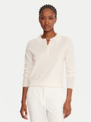 Fracomina Sweter FR25WT7008K47301 Écru Regular Fit. Swetry Fracomina, xs, bez wzorów, z wełny, bez ramiączek. Za 599.99 zł.