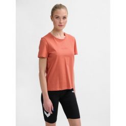 Koszulka damska Hummel Legacy. Brązowe bluzki Hummel, bez wzorów, casualowe, bez kołnierzyka, bez ramiączek. Za 109.00 zł.