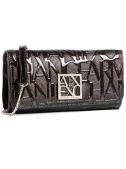 Armani Exchange Torebka 948481 CC794 00020 Czarny. Czarne torebki klasyczne Armani Exchange, bez wzorów, ze skóry, bez dodatków. Za 339.99 zł.