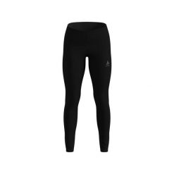 Legginsy termoaktywne damskie Odlo Active Warm. Czarne legginsy Odlo, xs, bez wzorów, z materiału, długie. Za 179.99 zł.