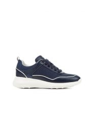 Geox Sneakersy "Alleniee" w kolorze granatowym rozmiar: 41. Niebieskie trampki Geox, bez wzorów, bez zapięcia. Za 192.79 zł.