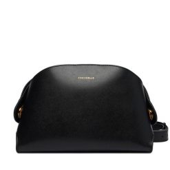 Torebka Coccinelle. Czarne listonoszki Coccinelle, bez wzorów, bez dodatków. Za 1,309.00 zł.