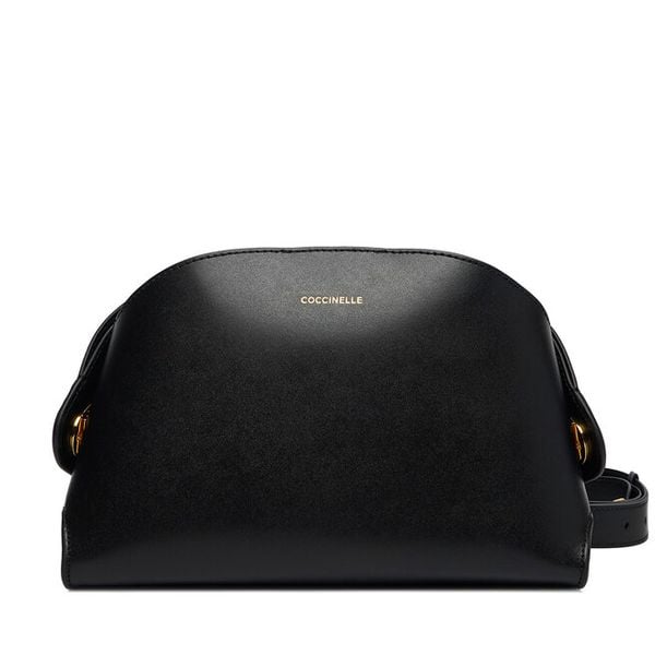 Torebka Coccinelle. Czarne listonoszki Coccinelle, bez wzorów, bez dodatków. Za 1,309.00 zł.