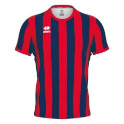 Koszulka Errea Strip. Czerwone bluzki ERREA, l, bez wzorów, sportowe, bez kołnierzyka, bez ramiączek. Za 238.50 zł.