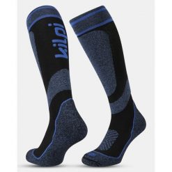 Uniseksowe skarpetki narciarskie do kolan Kilpi ANXO-U. Niebieskie skarpety Kilpi, bez wzorów. Za 153.53 zł.