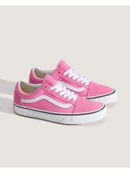 Vans Skórzane sneakersy w kolorze jasnoróżowym rozmiar: 35. Różowe trampki Vans, bez wzorów, bez zapięcia. Za 149.95 zł.