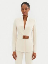 Rinascimento Marynarka CFC0122879003 Beżowy Regular Fit. Brązowe marynarki i żakiety Rinascimento, xl, bez wzorów, z syntetyku. Za 399.99 zł.