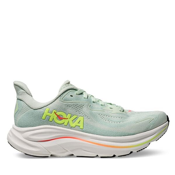 Buty do biegania Hoka. Zielone obuwie sportowe HOKA, bez zapięcia, do biegania. Za 719.99 zł.