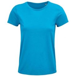 Koszulka Damska/pań Crusader. Niebieskie bluzki SOL'S, s, bez wzorów, sportowe, bez kołnierzyka, bez ramiączek. Za 37.99 zł.