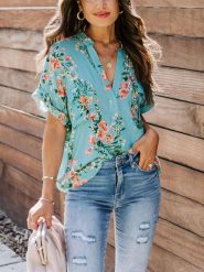 Milan Kiss Bluzka w kolorze zielonym rozmiar: S. Zielone bluzki Milan Kiss, s, bez wzorów, bez kołnierzyka, bez ramiączek. Za 126.99 zł.