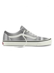 Vans Skórzane sneakersy "Old Skool" w kolorze srebrnym rozmiar: 43. Szare trampki Vans, bez wzorów, bez zapięcia. Za 197.17 zł.
