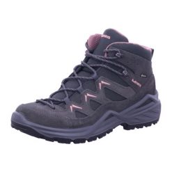 Buty trekkingowe damskie Lowa Sirkos Evo Gtx Mid. Szare trekkingi Lowa, z materiału. Za 851.00 zł.