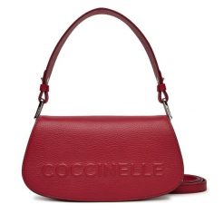 Torebka Coccinelle. Czerwone torebki klasyczne Coccinelle, bez wzorów, bez dodatków. Za 589.99 zł.