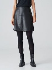 OPUS Spódnica w kolorze czarnym rozmiar: 42. Czarne spódnice Opus, na co dzień, bez wzorów, ze skóry, mini, proste. Za 143.99 zł.