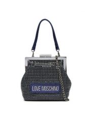 LOVE MOSCHINO Torebka JC4043PP1LLP176A Granatowy. Niebieskie torebki klasyczne Love Moschino, bez wzorów, z tworzywa sztucznego, bez dodatków. Za 489.99 zł.