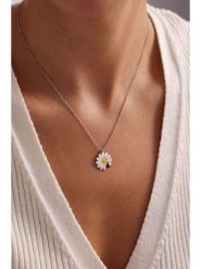 Lodie Silver Srebrny naszyjnik z zawieszką - dł. 42 cm rozmiar: onesize. Białe naszyjniki Lodie Silver, srebrne. Za 52.99 zł.