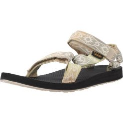 Sandały TEVA ORIGINAL UNIVERSAL SUNSCA Zielony. Zielone sandały Teva, bez wzorów, z tkaniny, bez obcasa, bez zapięcia. Za 206.99 zł.