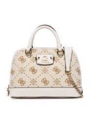 Guess Torebka 175721 Beżowy. Brązowe torebki klasyczne Guess, z aplikacjami, z materiału, bez dodatków. Za 639.99 zł.