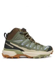 Salomon Trekkingi X Ultra 360 Edge Mid GTX L49098800 Zielony. Zielone trekkingi Salomon, z materiału, trekkingowe. Za 729.99 zł.