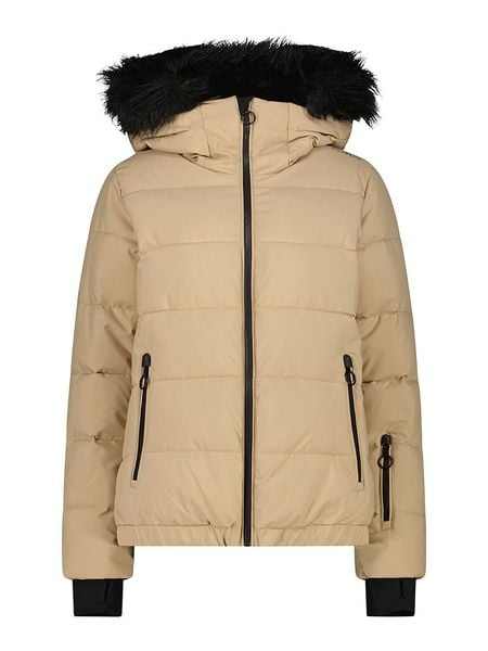 CMP Kurtka narciarska w kolorze beżowym rozmiar: 46. Brązowe kurtki narciarskie CMP, bez wzorów, bez kaptura, narciarskie. Za 349.73 zł.