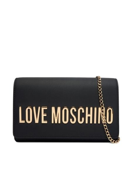 LOVE MOSCHINO Torebka JC4103PP1OKD0000 Czarny. Czarne torebki klasyczne Love Moschino, bez wzorów, ze skóry, bez dodatków. Za 699.99 zł.