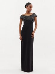 Just Cavalli Sukienka wieczorowa 76PAO904 Czarny Regular Fit. Czarne sukienki Just Cavalli, bez wzorów, z syntetyku, wizytowe, bez kołnierzyka, bez ramiączek. Za 1,059.00 zł.