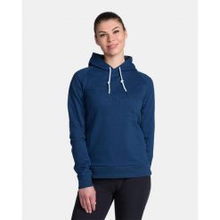 Damska bawełniana bluza z kapturem Kilpi SOHEY-W. Niebieskie bluzy Kilpi, m, bez wzorów, z bawełny, z kapturem. Za 174.18 zł.