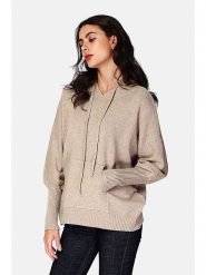 ASSUILI Sweter w kolorze karmelowym rozmiar: 38. Brązowe swetry Assuili, bez wzorów, bez ramiączek. Za 140.20 zł.