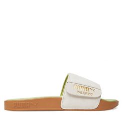Klapki Puma. Szare klapki Puma, bez wzorów, bez obcasa. Za 159.99 zł.